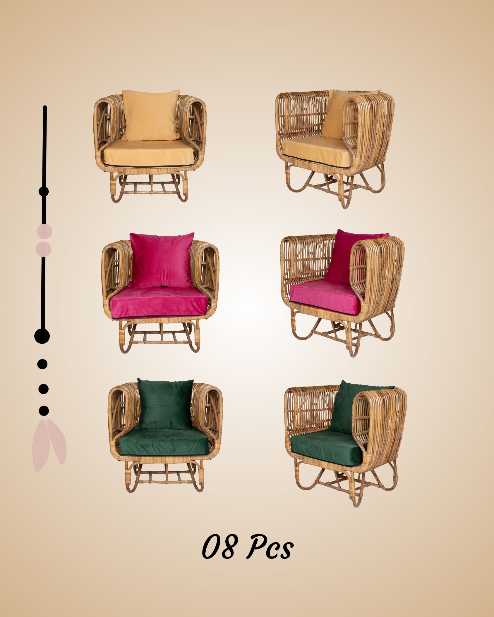 Phagun Decor Co - Outdoor Single Seater Sofa's